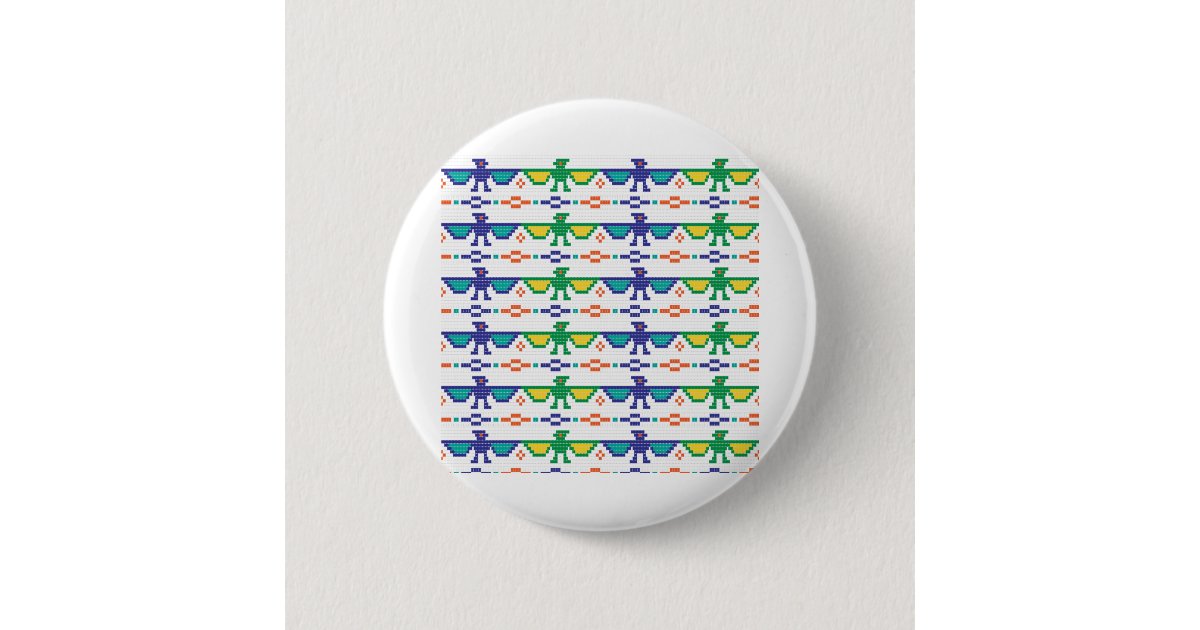 Perler Bead Patterns Button | Zazzle