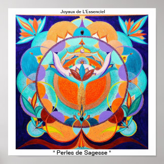 " Perles de Sagesse " Poster