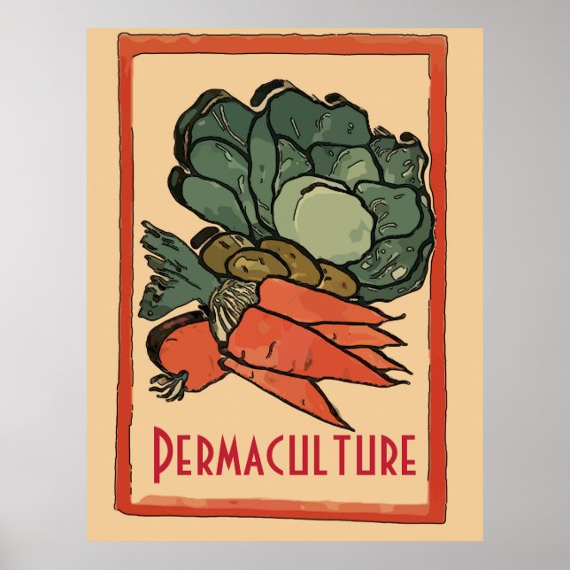 Permaculture Farms ,  personalize Poster (Front)