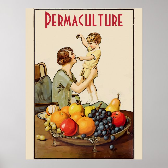 Permaculture Farms ,  personalize Poster (Front)