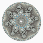 Permafrosting - Fractal Classic Round Sticker