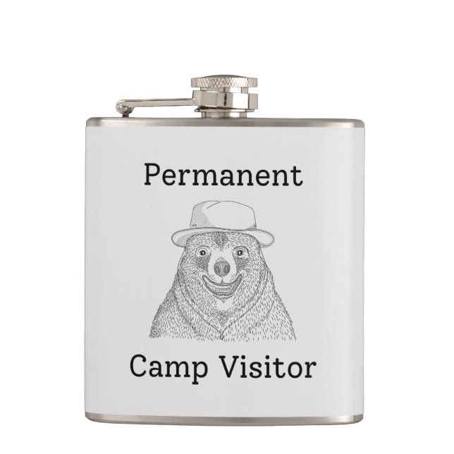 Permanent Camp Visitor Flask (Front)