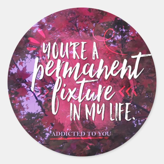 Permanent Fixture Sticker (Front)