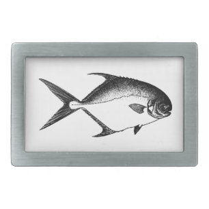 Permit Logo (line art) Belt Buckle