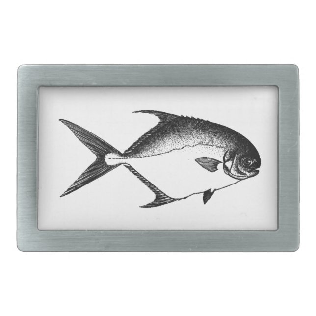 Permit Logo (line art) Belt Buckle (Front)