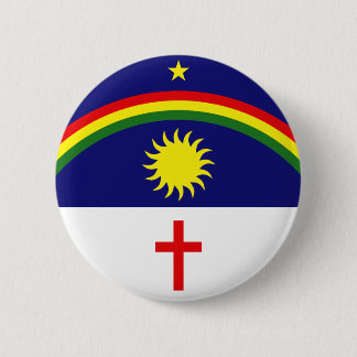 Pernambuco, Brazil flag Button
