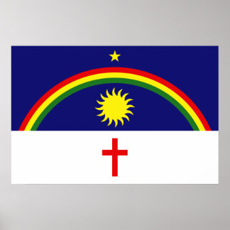 Pernambuco, Brazil flag Poster