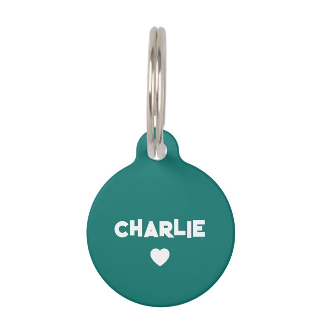 Peronsalized Pet ID Tag (Front)