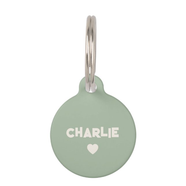 Peronsalized Pet ID Tag (Front)