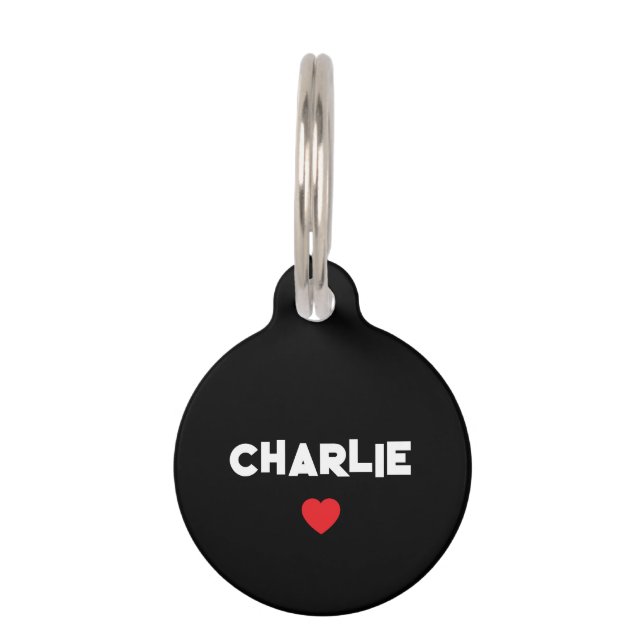 Peronsalized Pet ID Tag (Front)