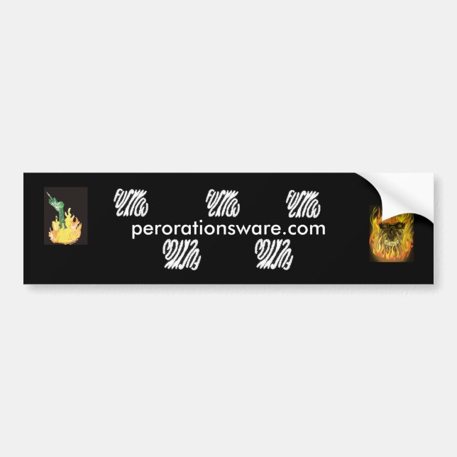 perorationsware ID BB Bumper Sticker (Front)