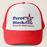 Perot Stockdale 92 Vintage Politics Distressed Trucker Hat at Zazzle