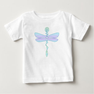 Perpetual Art Colorful Dragonfly Baby T-Shirt
