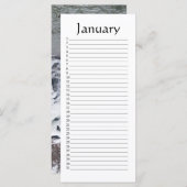Perpetual Calendar January (Front/Back)