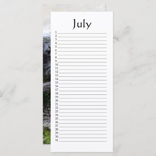 Perpetual Calendar July Psalm 96:6 (Front/Back)