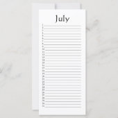 Perpetual Calendar July Psalm 96:6 (Front)