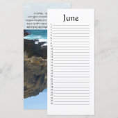 Perpetual Calendar June Micah 5:4 (Front/Back)
