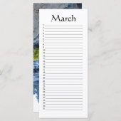 Perpetual Calendar March (Front/Back)