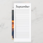 Perpetual Calendar September Habakkuk 3:4 (Front/Back)