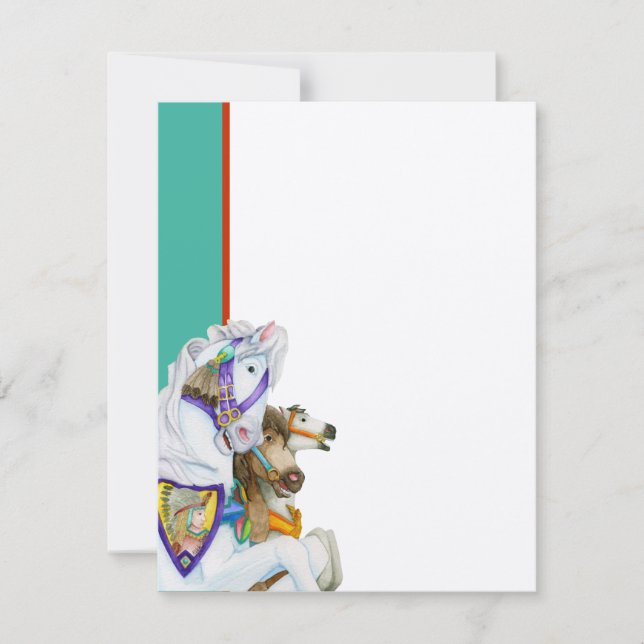 Perpetual Race Flat Note Cards (Front)