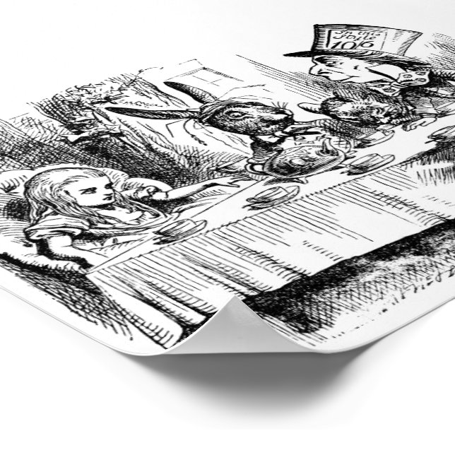 Perpetual Tea Party Poster (Corner)