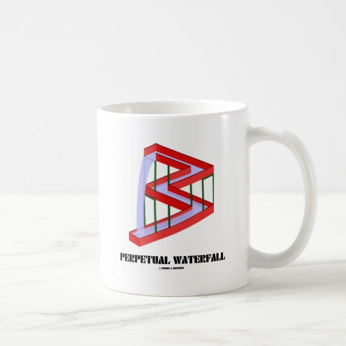 Perpetual Waterfall (Optical Illusion) Mugs