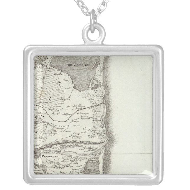 Perpignan Silver Plated Necklace (Front)