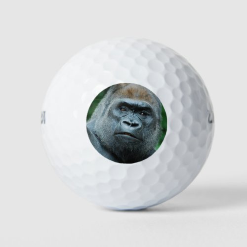 Perplexed Gorilla Golf Balls