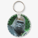 Perplexed Gorilla Keychain