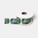Perplexed Gorilla Satin Ribbon