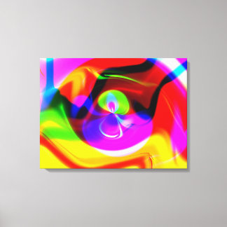 "Perplexing Vortex" Wrapped Canvas Print