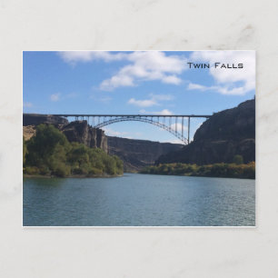 Perrine bridge and the Snake river - Twin Falls Postcard