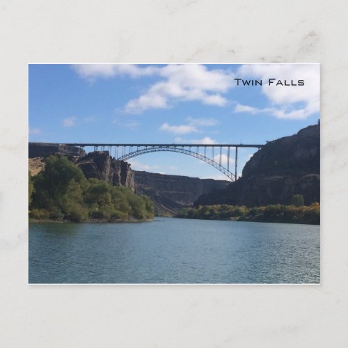 Perrine bridge and the Snake river _ Twin Falls Postcard