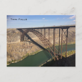 Perrine bridge and the Snake river - Twin Falls Postcard