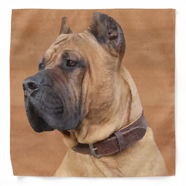 Perro de Presa Canario - Dogo Canario Bandana (Front)