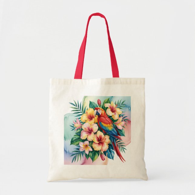 Perroquet exotique tote bag (Front)