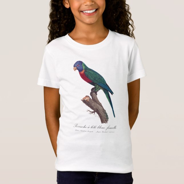 Perruche a tete bleue, femelle / Rainbow lorikeet, T-Shirt (Front)