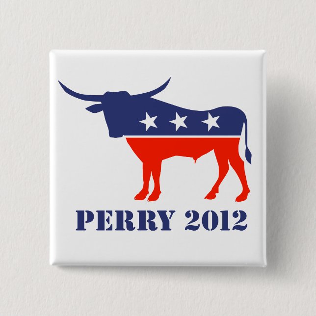 Perry 2012 pinback button (Front)