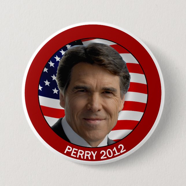 Perry 2012 pinback button (Front)