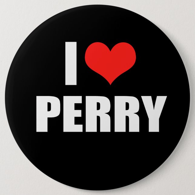 PERRY 2012 PINBACK BUTTON (Front)