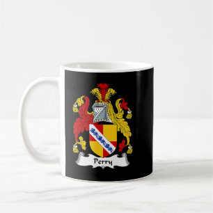 Perry Coat of Arms Family Crest Coffee Mug