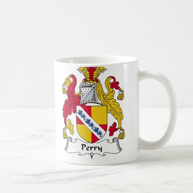 Perry Family Crest Coffee Mug (Right)