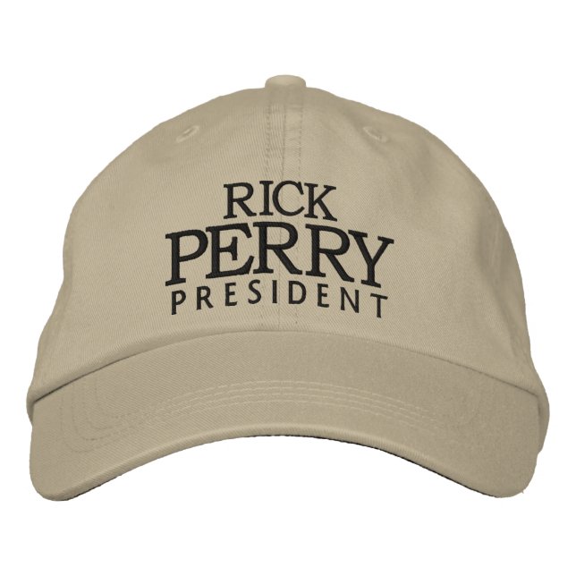 Perry for President Embroidered Baseball Hat (Front)