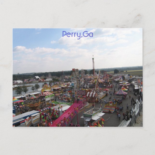 Perry,Ga Postcard (Front)