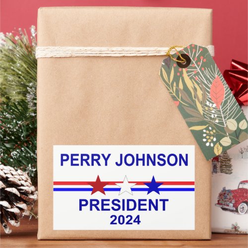 Perry Johnson 2024 Rectangular Sticker