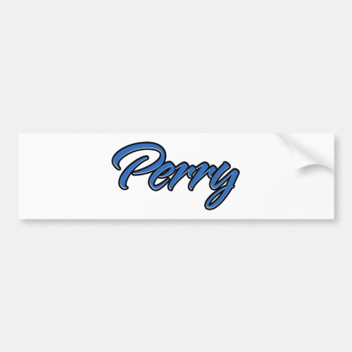 Perry Name blue Aufkleber Sticker Autoaufkleber