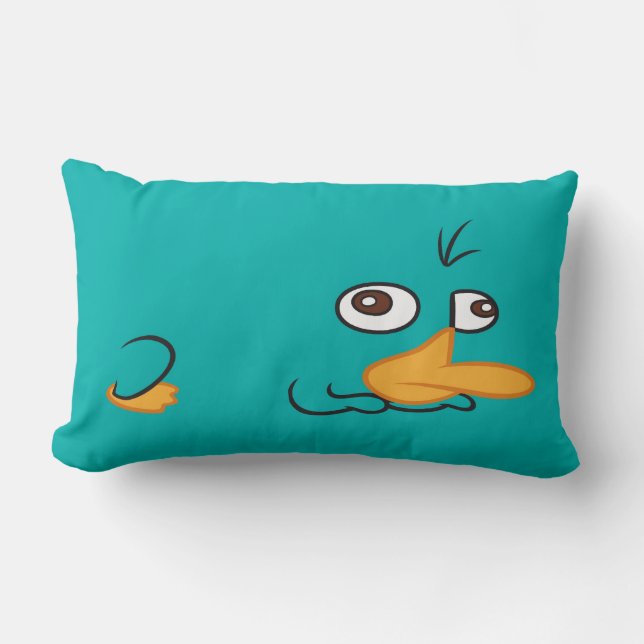 Perry the Platypus 2 Lumbar Pillow (Front)