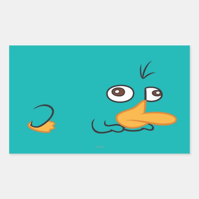 Perry the Platypus Rectangular Sticker (Front)