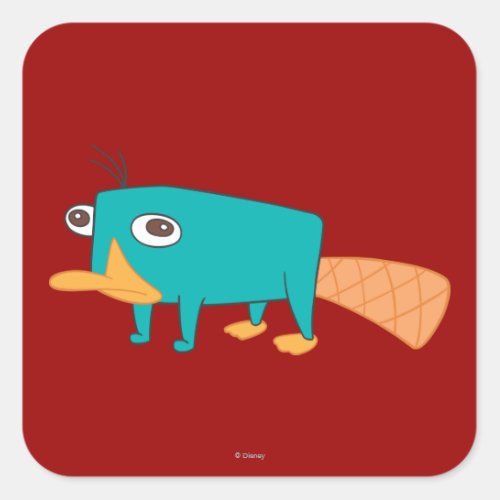 Perry the Platypus Square Sticker
