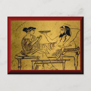 Persefone and Hades Postcard